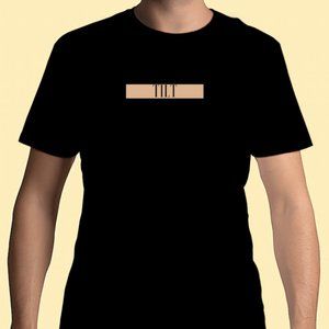 Tilt mens black T-shirt